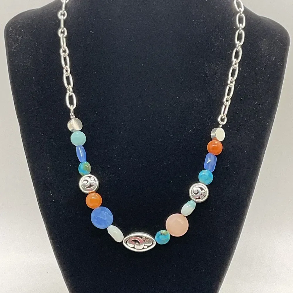 Brighton Contempo Chroma Multicolor Beaded Necklace and Bracelet Set